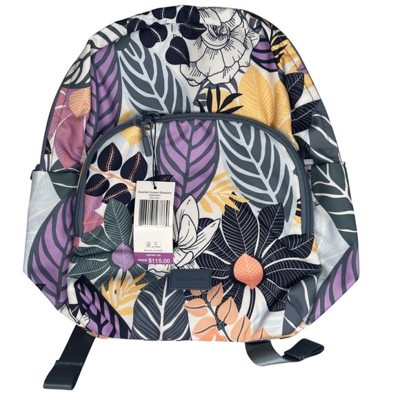 Vera Bradley Handbags - Vera Bradley Lighten Up Essential Compact Backpack Palm Floral NWT 12.5" x 12.5"